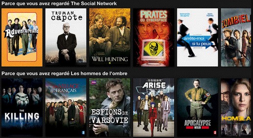 Netflix Parce que vous avez regardé